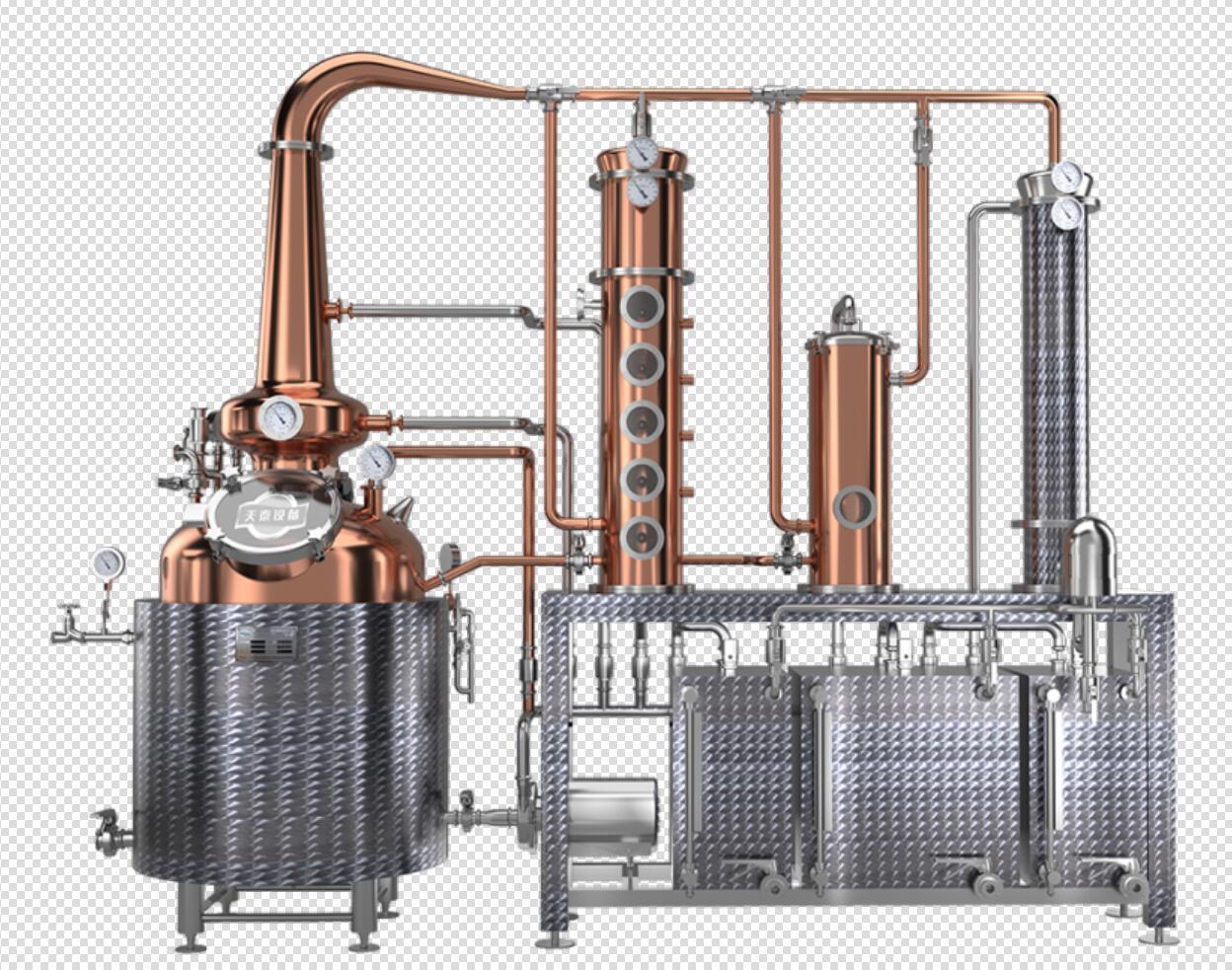 <b>300л Дистиллятор промышленный медный купить в Китае</b>